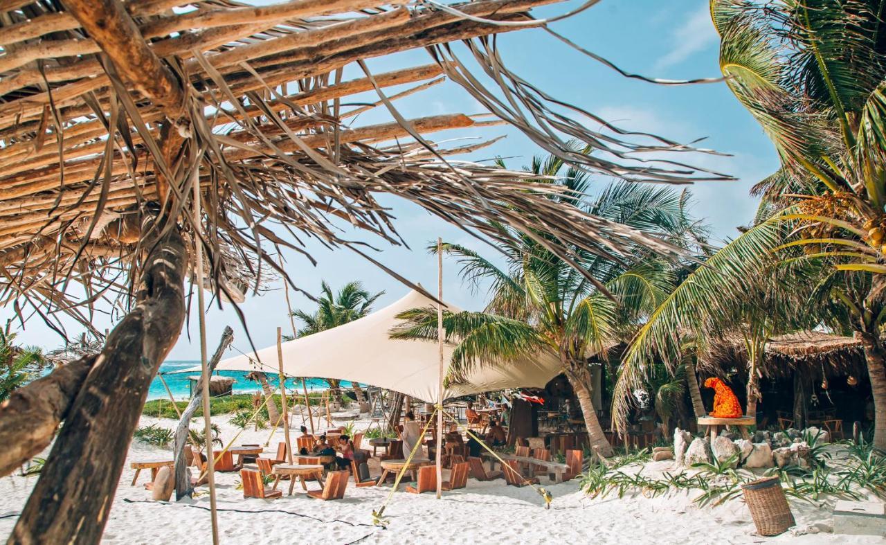 Ikal Tulum Hotel Zewnętrze zdjęcie Beach bar in Tulum