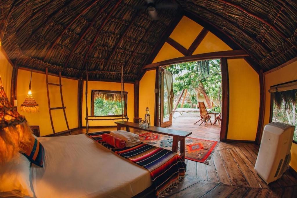 Ikal Tulum Hotel Zewnętrze zdjęcie Interior of a bungalow at Xel-Ha