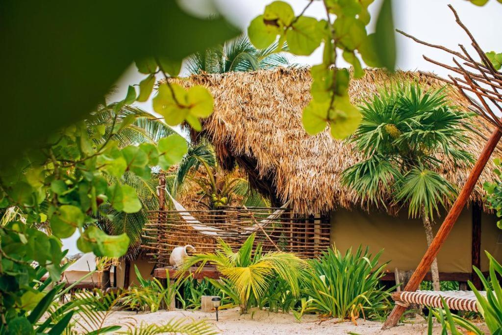 Ikal Tulum Hotel Zewnętrze zdjęcie A hut in the jungle